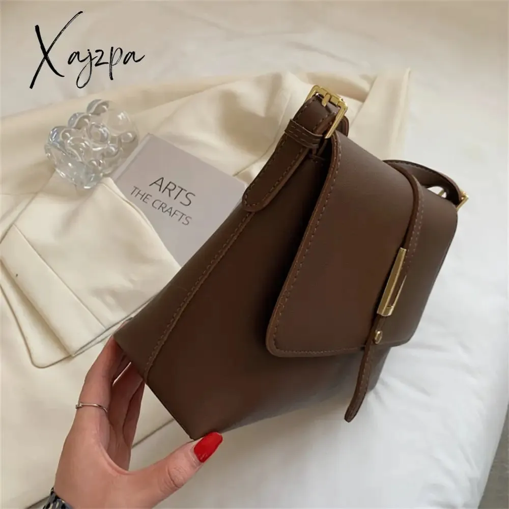 Xajzpa - Luxury Designer Handbags Purses Women Fashion Shoulder Bags High Quality Leather Crossbody Messenger Bags for Female Sac A Main