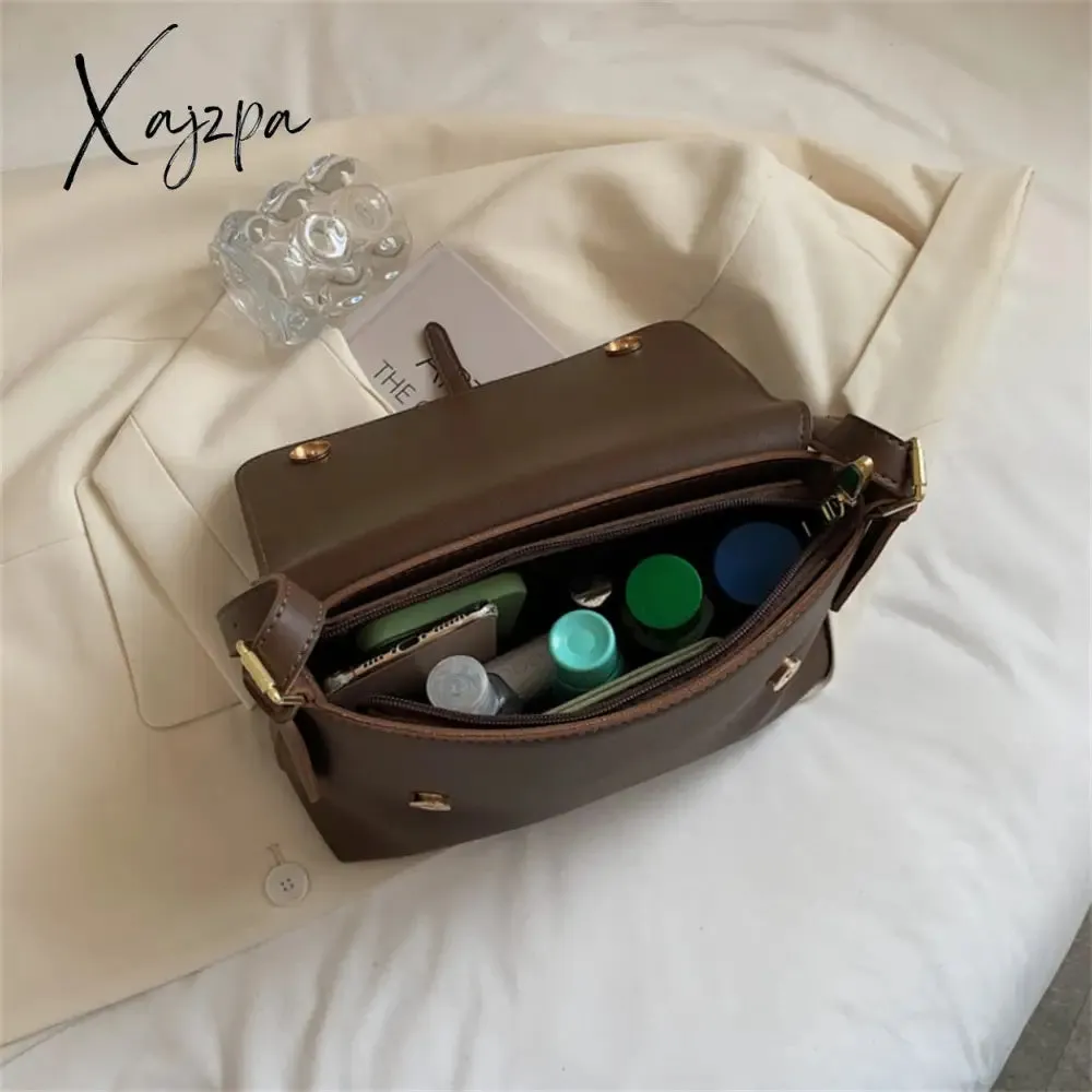 Xajzpa - Luxury Designer Handbags Purses Women Fashion Shoulder Bags High Quality Leather Crossbody Messenger Bags for Female Sac A Main