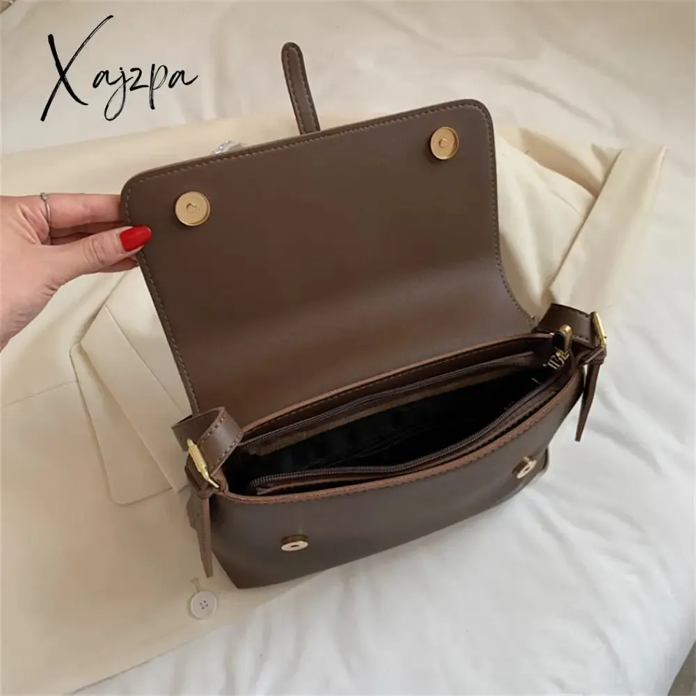 Xajzpa - Luxury Designer Handbags Purses Women Fashion Shoulder Bags High Quality Leather Crossbody Messenger Bags for Female Sac A Main