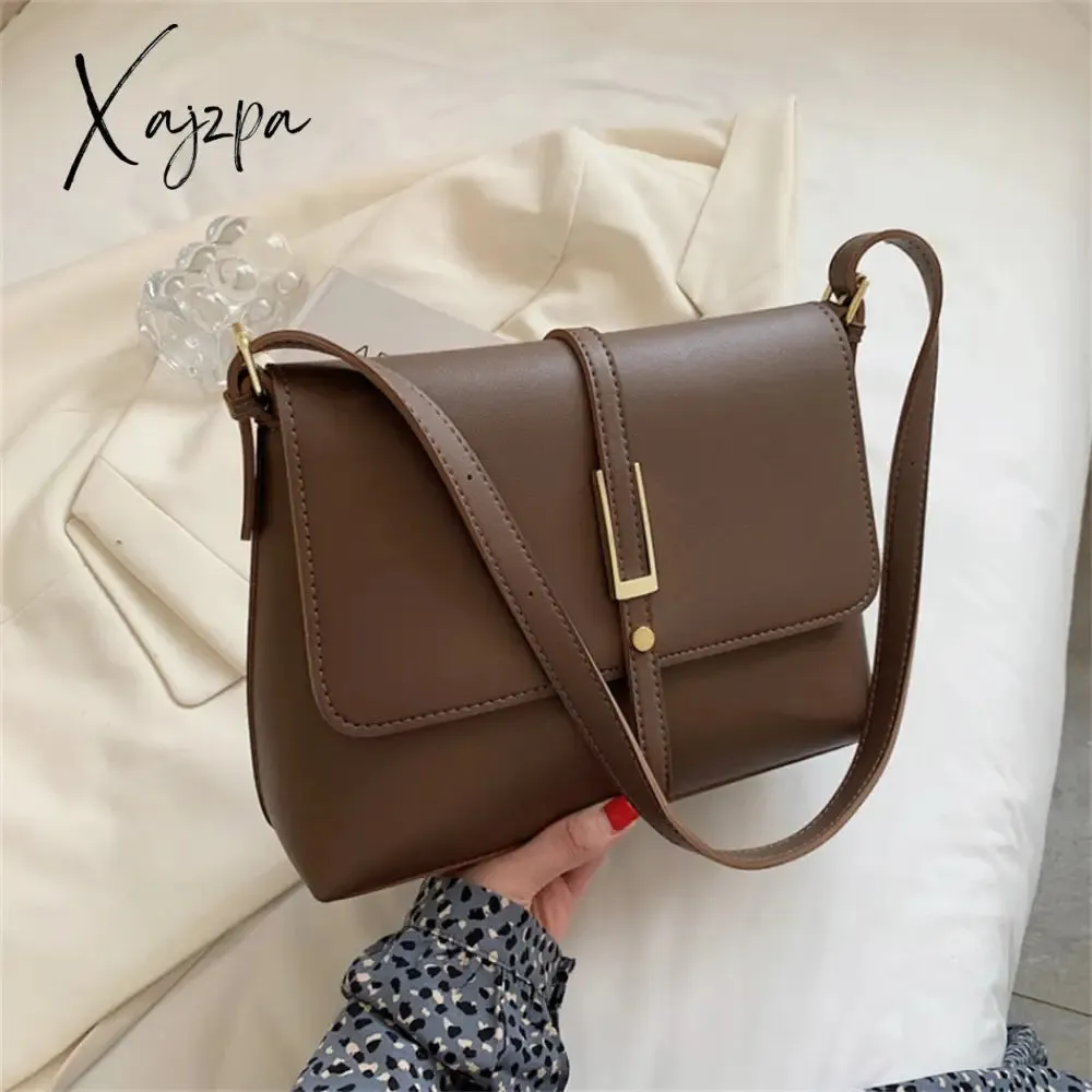 Xajzpa - Luxury Designer Handbags Purses Women Fashion Shoulder Bags High Quality Leather Crossbody Messenger Bags for Female Sac A Main