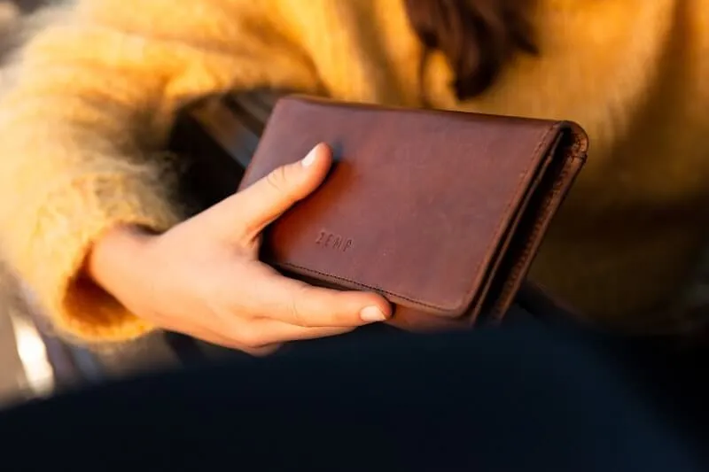 Zemp Claire 10 CC Wallet-Purse | Red